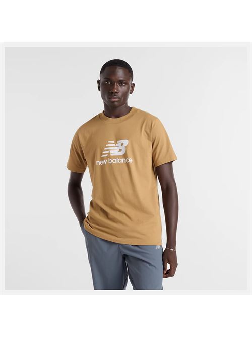 sport essentials logo t-shirt - gre NEW BALANCE | MT41502GINGREAT PLAINS